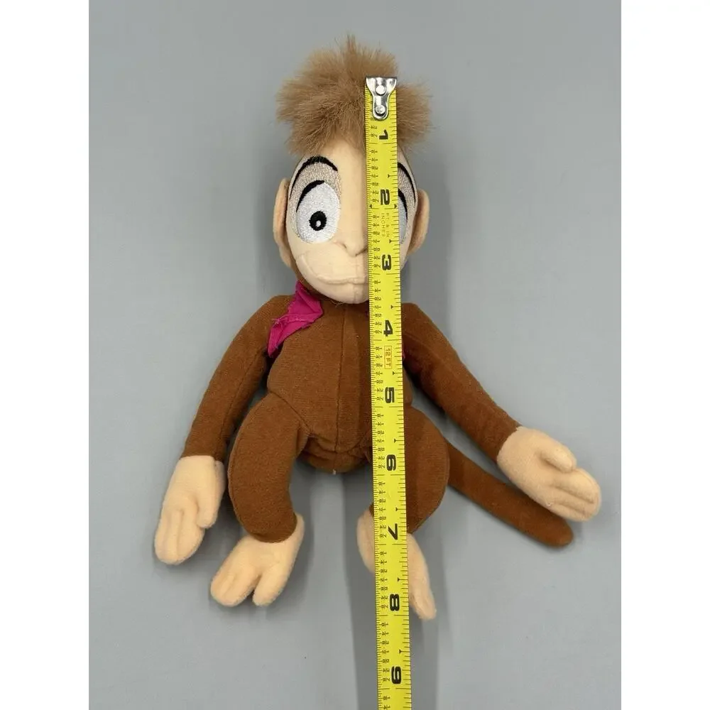Vintage Disney Store Aladdin Abu Bean‎ Bag Plush 8” Monkey Stuffed Animal No Tag